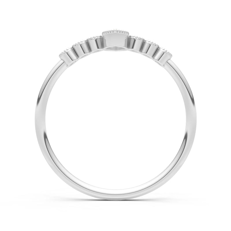 Dainty Marquise Center Cluster Ring