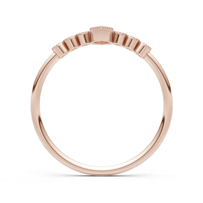Dainty Marquise Center Cluster Ring