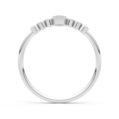 Dainty Marquise Center Cluster Ring