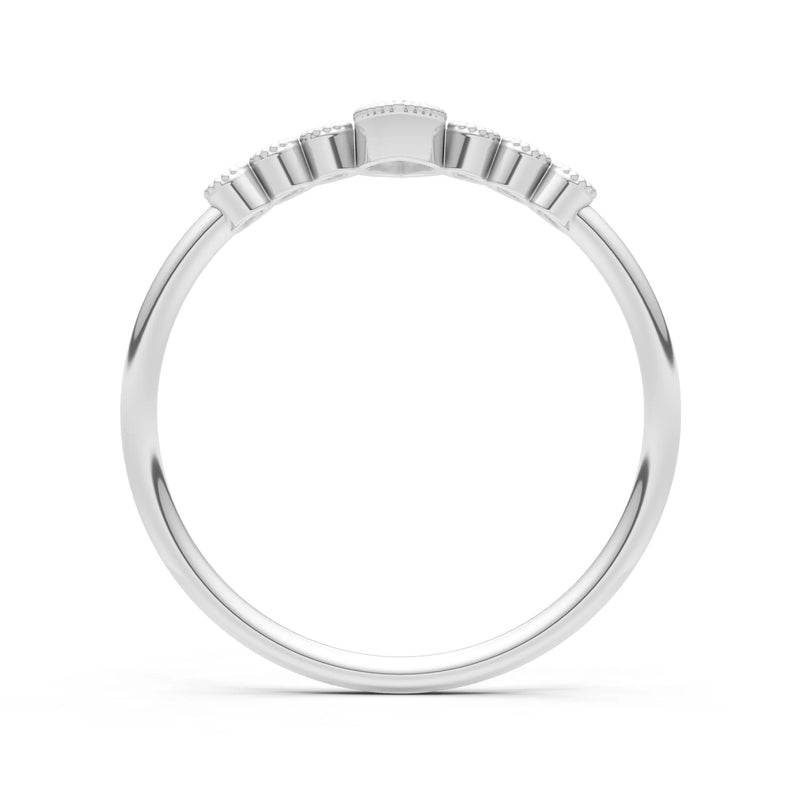 Dainty Marquise Center Cluster Ring