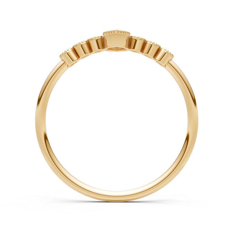 Dainty Marquise Center Cluster Ring
