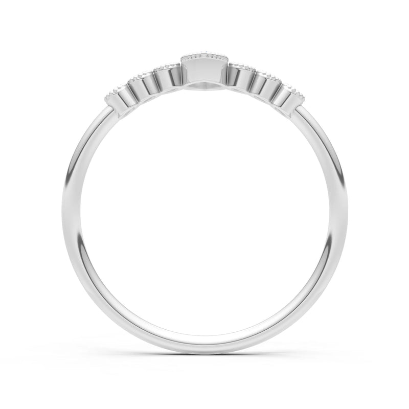 Dainty Marquise Center Cluster Ring