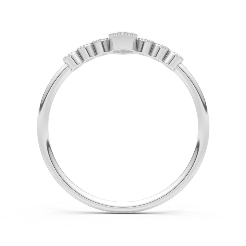 Dainty Marquise Center Cluster Ring