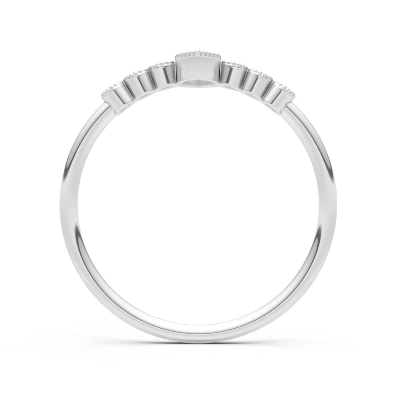 Dainty Marquise Center Cluster Ring