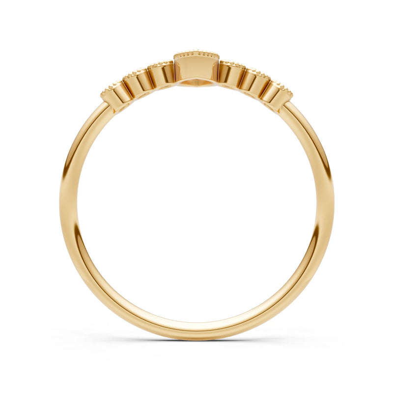 Dainty Marquise Center Cluster Ring