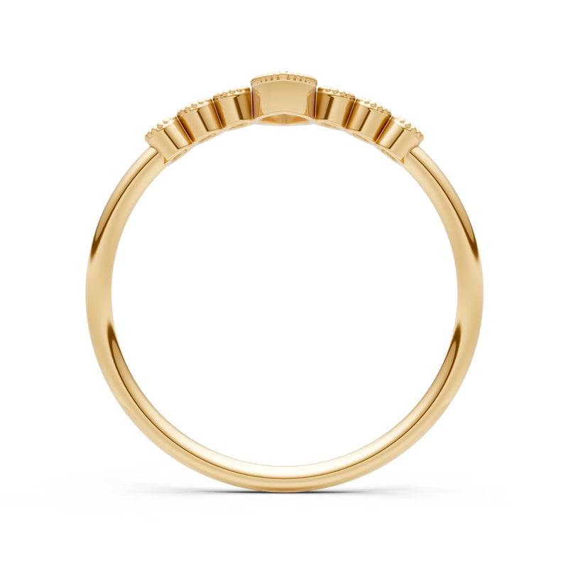 Dainty Marquise Center Cluster Ring