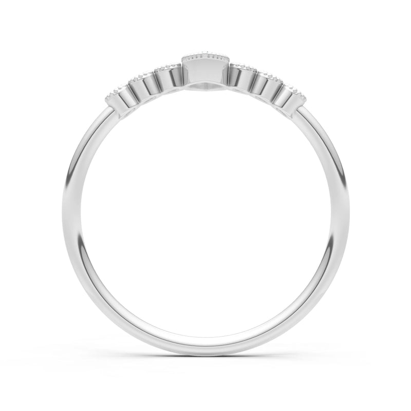 Dainty Marquise Center Cluster Ring