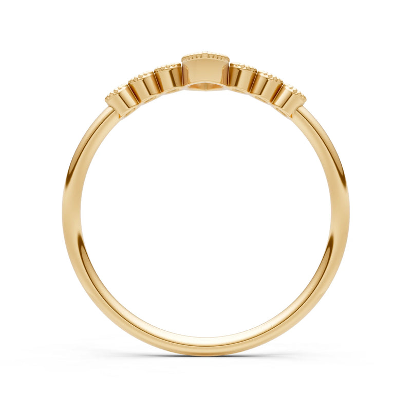 Dainty Marquise Center Cluster Ring