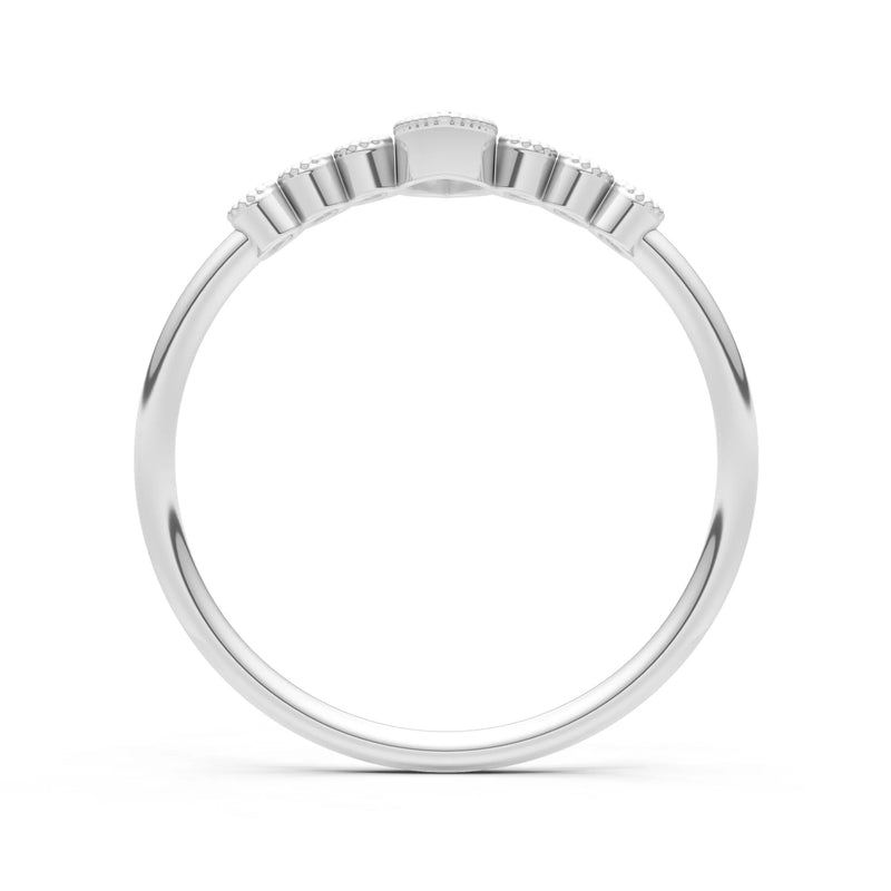 Dainty Marquise Center Cluster Ring