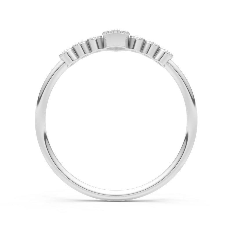 Dainty Marquise Center Cluster Ring