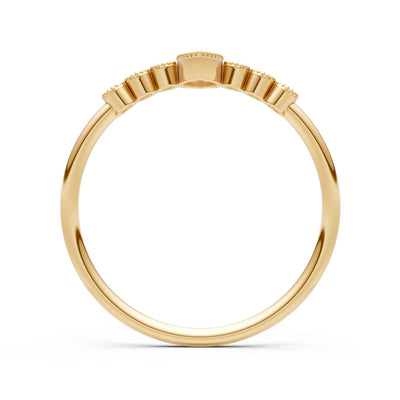 Dainty Marquise Center Cluster Ring