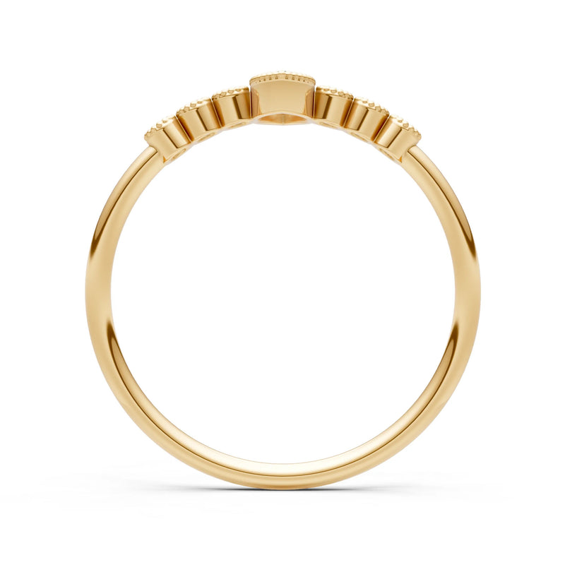 Dainty Marquise Center Cluster Ring