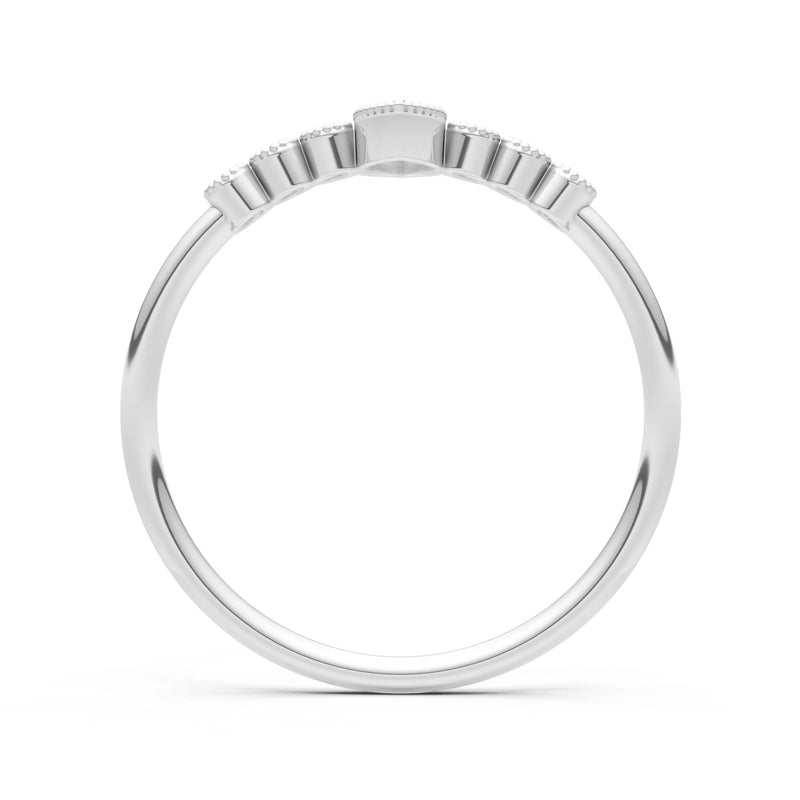 Dainty Marquise Center Cluster Ring