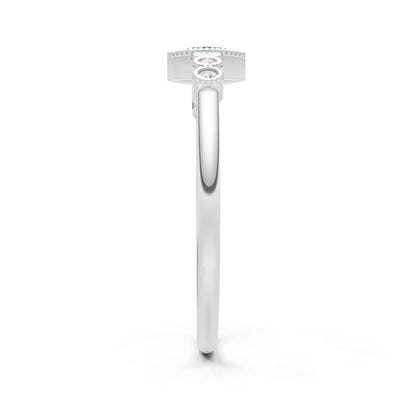 Dainty Marquise Center Cluster Ring