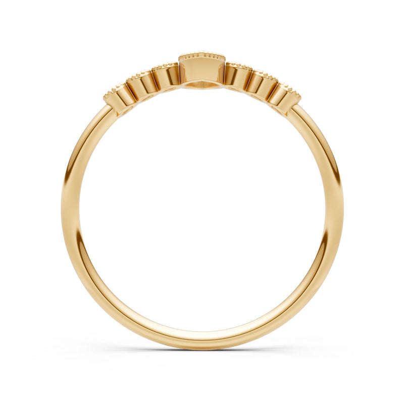 Dainty Marquise Center Cluster Ring