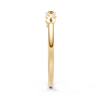 Dainty Graduated Scroll 5-Stone Ring
