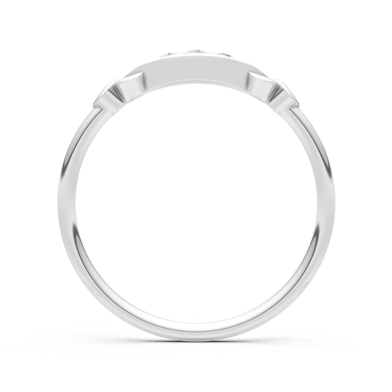 Dainty Graduated Scroll 5-Stone Ring