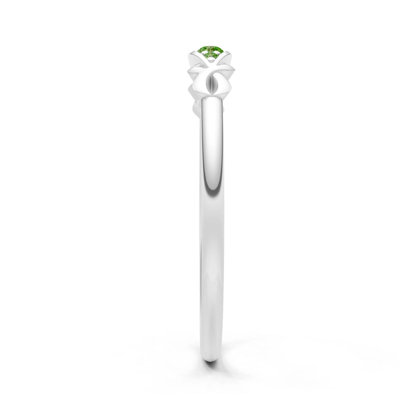 Dainty Graduated Scroll 5-Stone Ring