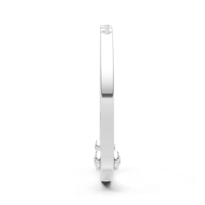 Dainty Euro Shank Pavé Band – Round