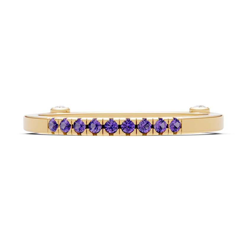 Dainty Euro Shank Pavé Band – Round