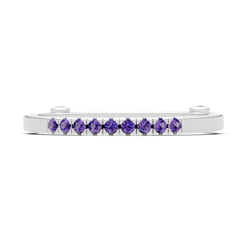 Dainty Euro Shank Pavé Band – Round