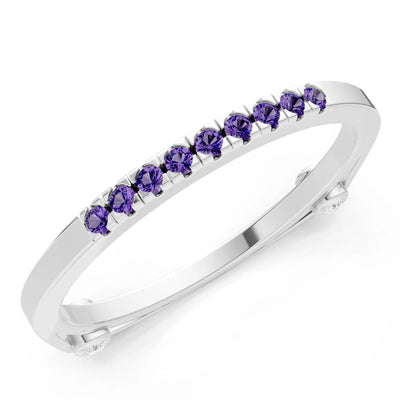 Dainty Euro Shank Pavé Band – Round
