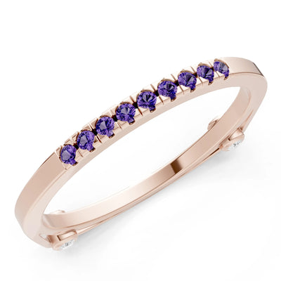 Dainty Euro Shank Pavé Band – Round