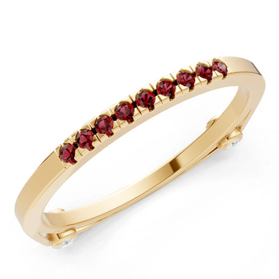Dainty Euro Shank Pavé Band – Round
