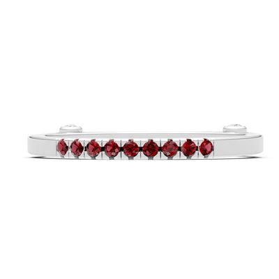 Dainty Euro Shank Pavé Band – Round