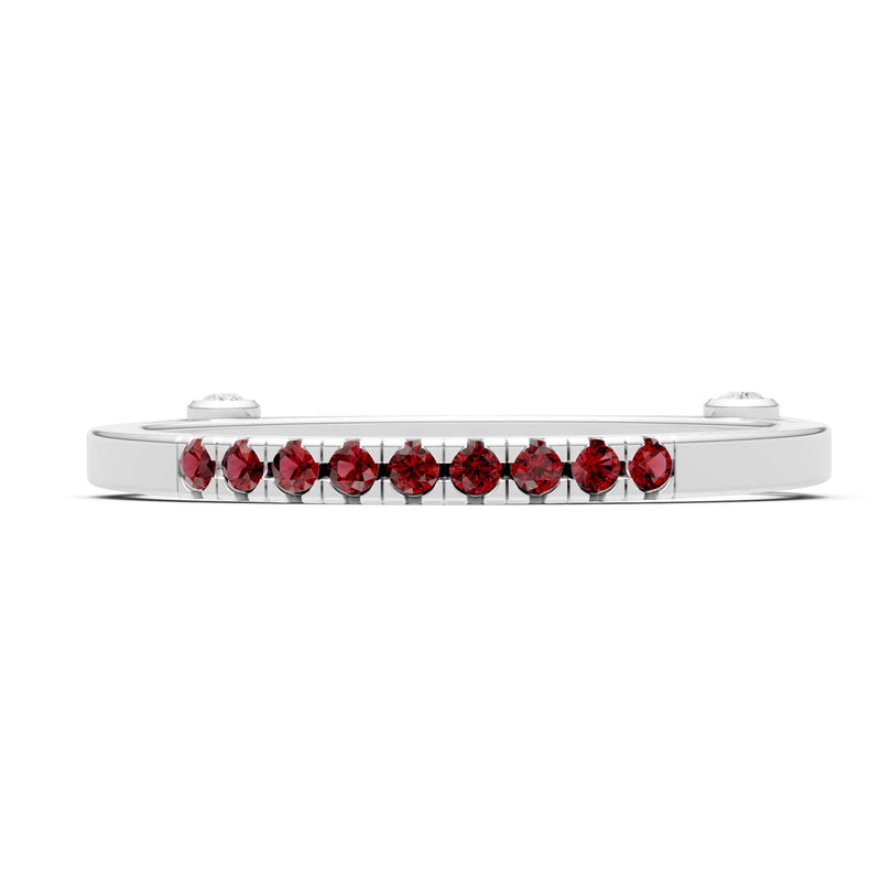Dainty Euro Shank Pavé Band – Round