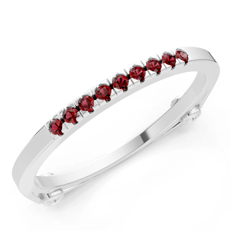 Dainty Euro Shank Pavé Band – Round