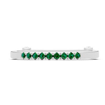 Dainty Euro Shank Pavé Band – Round
