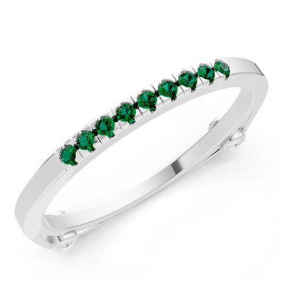Dainty Euro Shank Pavé Band – Round