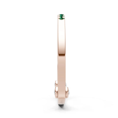 Dainty Euro Shank Pavé Band – Round