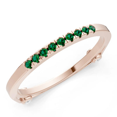 Dainty Euro Shank Pavé Band – Round