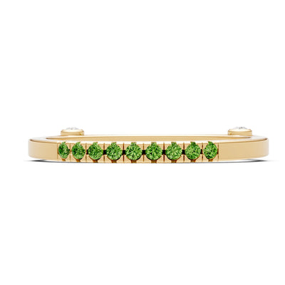 Dainty Euro Shank Pavé Band – Round