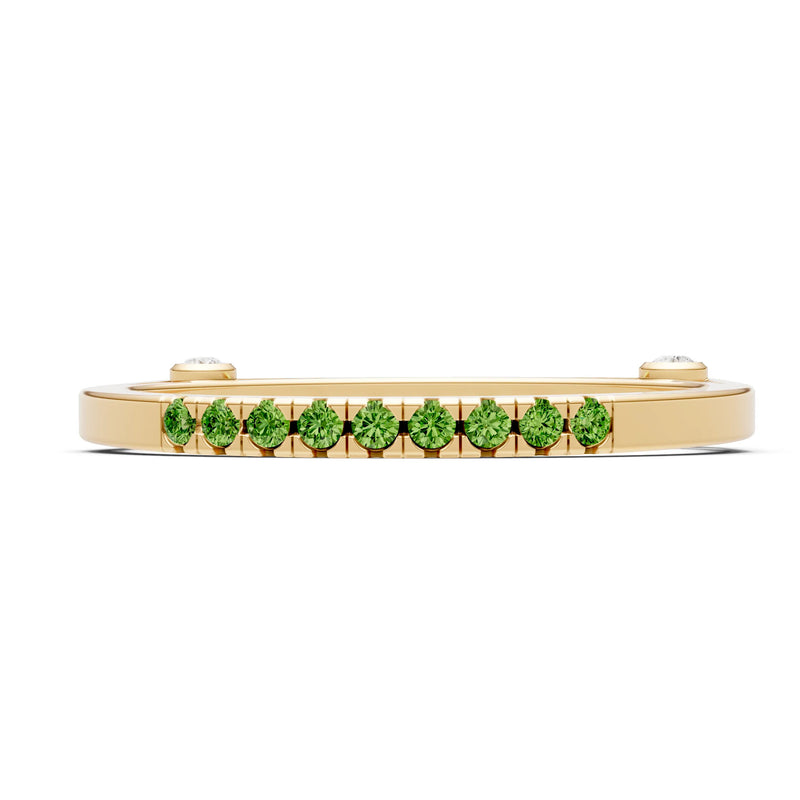 Dainty Euro Shank Pavé Band – Round