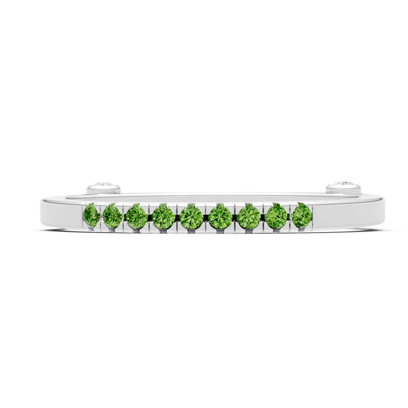 Dainty Euro Shank Pavé Band – Round