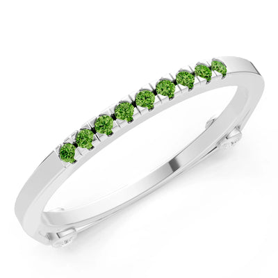 Dainty Euro Shank Pavé Band – Round