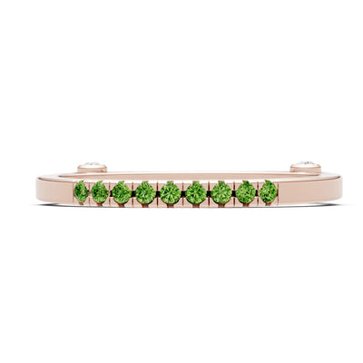 Dainty Euro Shank Pavé Band – Round