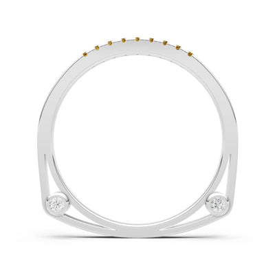 Dainty Euro Shank Pavé Band – Round