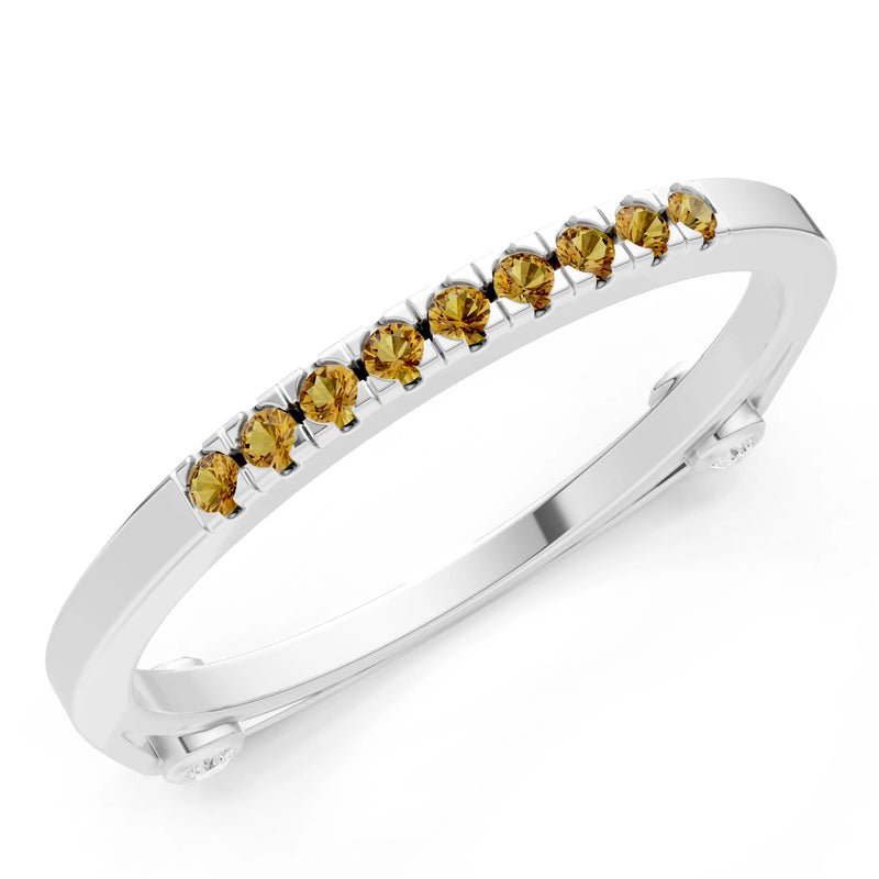 Dainty Euro Shank Pavé Band – Round