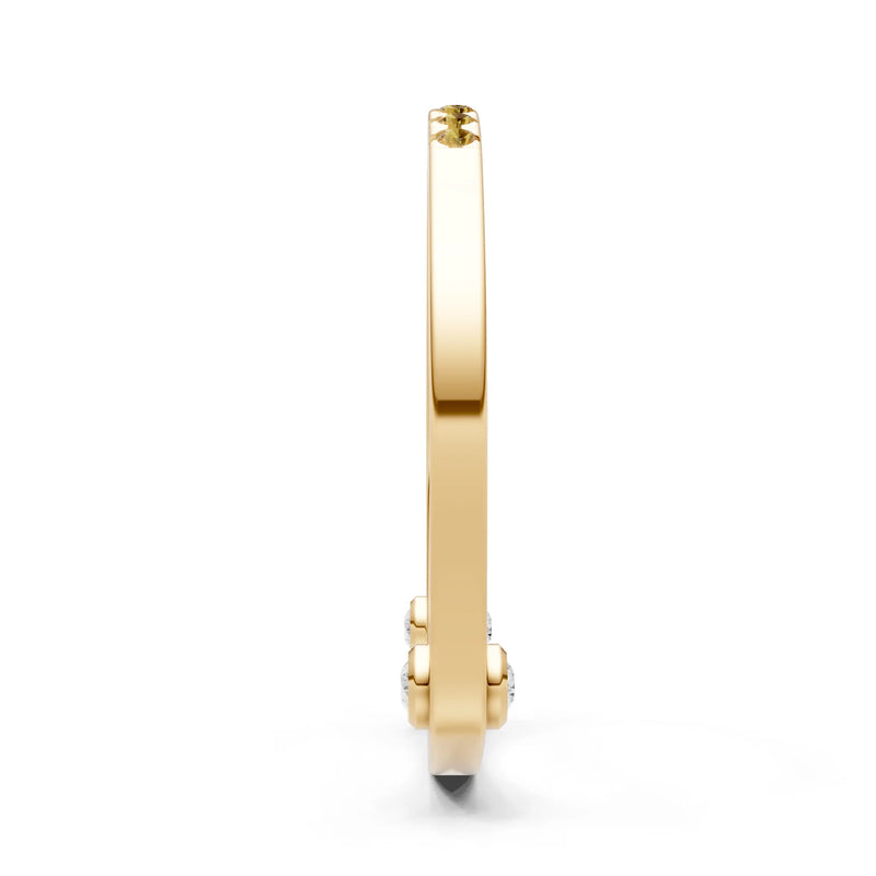 Dainty Euro Shank Pavé Band – Round