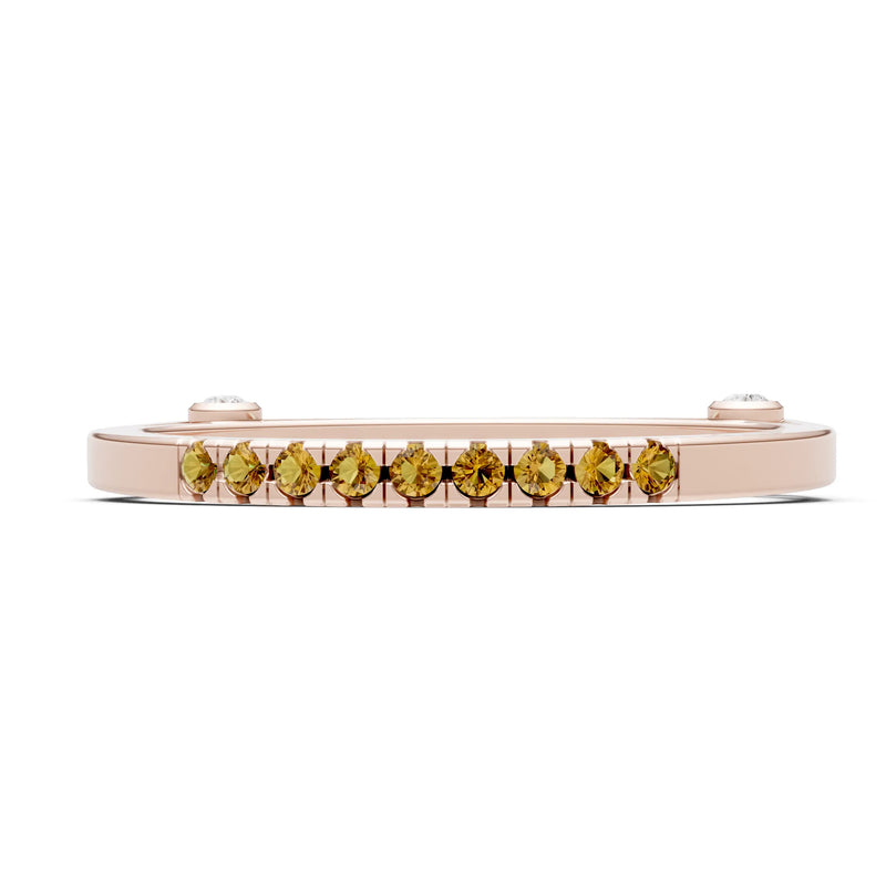 Dainty Euro Shank Pavé Band – Round