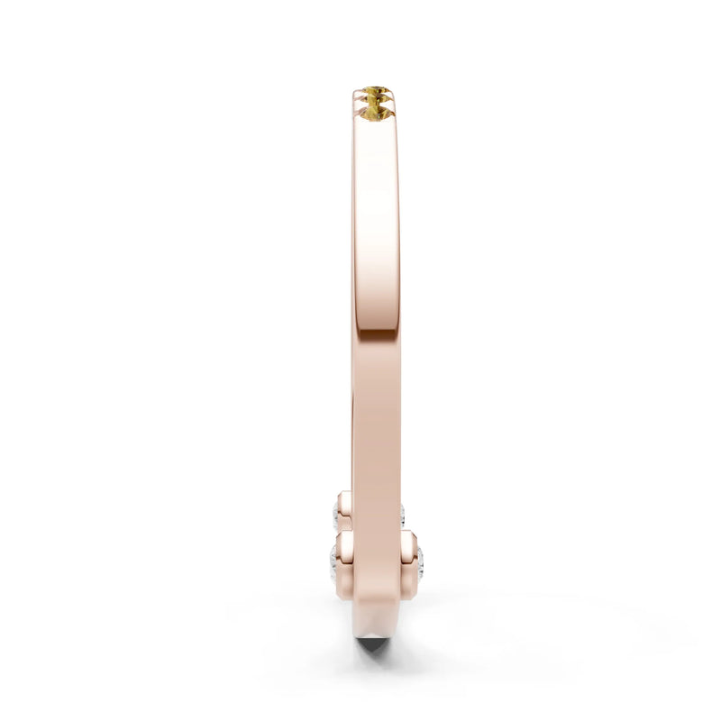 Dainty Euro Shank Pavé Band – Round