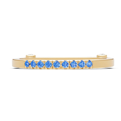Dainty Euro Shank Pavé Band – Round
