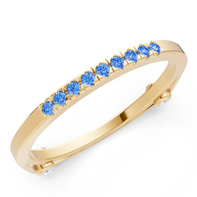 Dainty Euro Shank Pavé Band – Round