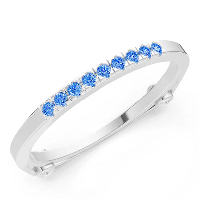 Dainty Euro Shank Pavé Band – Round