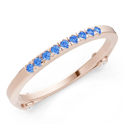 Dainty Euro Shank Pavé Band – Round