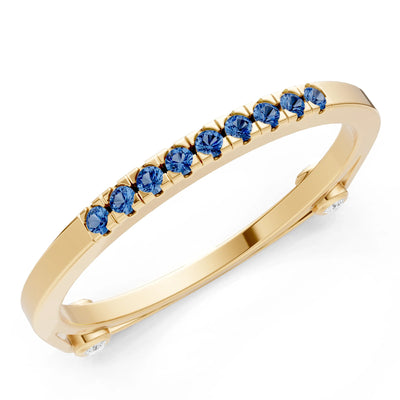 Dainty Euro Shank Pavé Band – Round